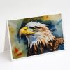 Eagle Greeting Cards Pack of 8 Blank Cards with Envelopes Whimsical A7 Size 5x7 Blank Note Cards