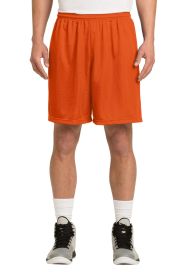 Sport-Tek PosiCharge Classic Mesh Short ST510 (Color: Deep Orange, size: XS)