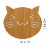 Cartoon Coasters Cup Carriers For Drinks Table Placemats Wood Drink Drinking Coaster Coffee Mug Rack Coffee Cup Stand Cup Coaster Wood Cup Wooden Dini