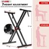 5 CORE Piano Keyboard Stand Double X Style Heavy Duty Adjustable Digital Electric Piano Riser Durable & Sturdy Music Synthesizer Holder Stands For 61
